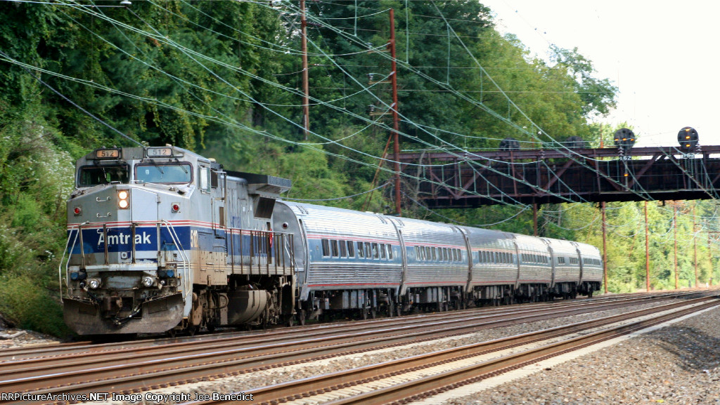Amtrak 512 on the Pennsylvanian